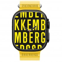 UNISEX ΡΟΛΟΙ BIKKEMBERG Big Smartwatch Yellow Silicone Strap