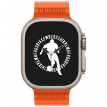 UNISEX ΡΟΛΟΙ BIKKEMBERG Big Smartwatch Orange Silicone Strap