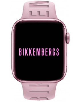 ΓΥΝΑΙΚΕΙO ΡΟΛΟΙ BIKKEMBERG BIG Smartwatch PINK Silicone Strap