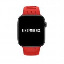 ΓΥΝΑΙΚΕΙO ΡΟΛΟΙ BIKKEMBERG SMALL Smartwatch Red Silicone Strap