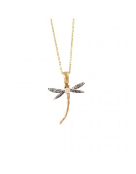 DRAGONFLY NECKLACE, SILVER 925