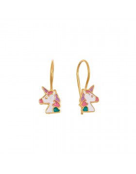 CHILDREN'S EARRINGS UNICORNS 925