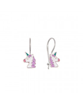 CHILDREN'S EARRINGS UNICORNS 925