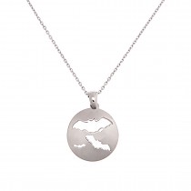WOMEN'S NECKLACE WITH BATS 925