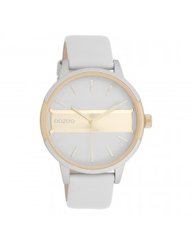  OOZOO C11152Timepieces Grey Leather Strap C11152 