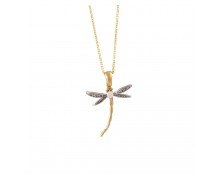 DRAGONFLY NECKLACE, SILVER 925